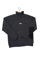 Nylon Quarter Zip - Black